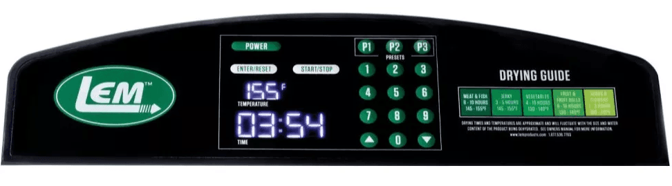 Deshidratadora Industrial en Acero Inoxidable 10 bandejas Digital 3