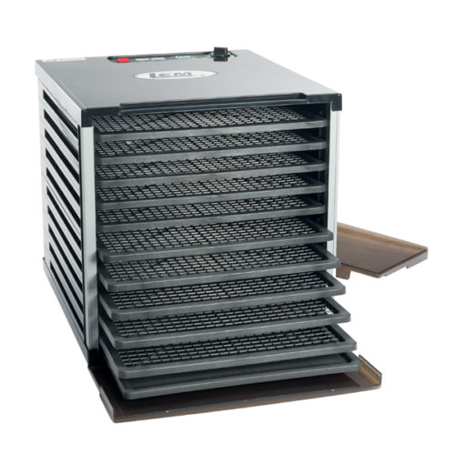 Deshidratador de alimentos de 12 bandejas con pantalla digital, todos los  ajustes de temperatura de la máquina de secado de frutas de acero